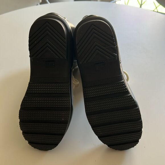 Nomad Lace-Up Detail Rubber Rain Boots - KellyB, Black, Size 7, NWOT - Picture 10 of 11